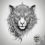 Tattoo sketch silver – tattoo sketch (№1759110201_0, 29.09.2025 01:43) — tattoovalue.net