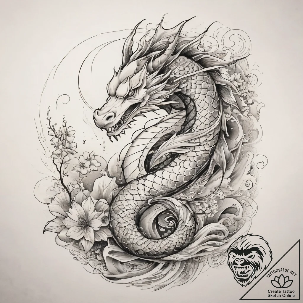 Tattoo sketch fairy tattoo, concept art for t... - tattoo sketch (№1759110785_0, 29.09.2025 01:53) — tattoovalue.net