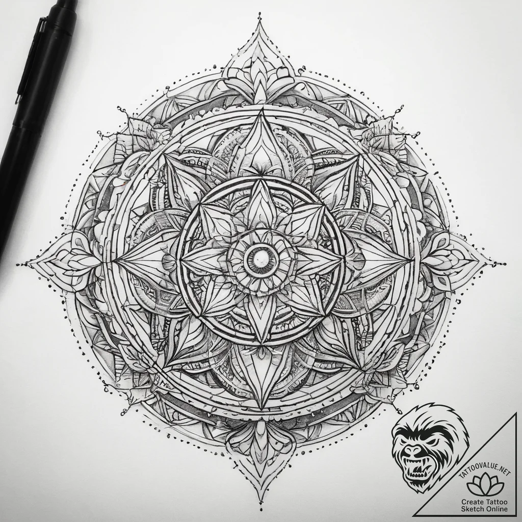 Tattoo sketch fate, artistic tattoo sketch, b... - tattoo sketch (№1759112744_0, 29.09.2025 02:25) — tattoovalue.net
