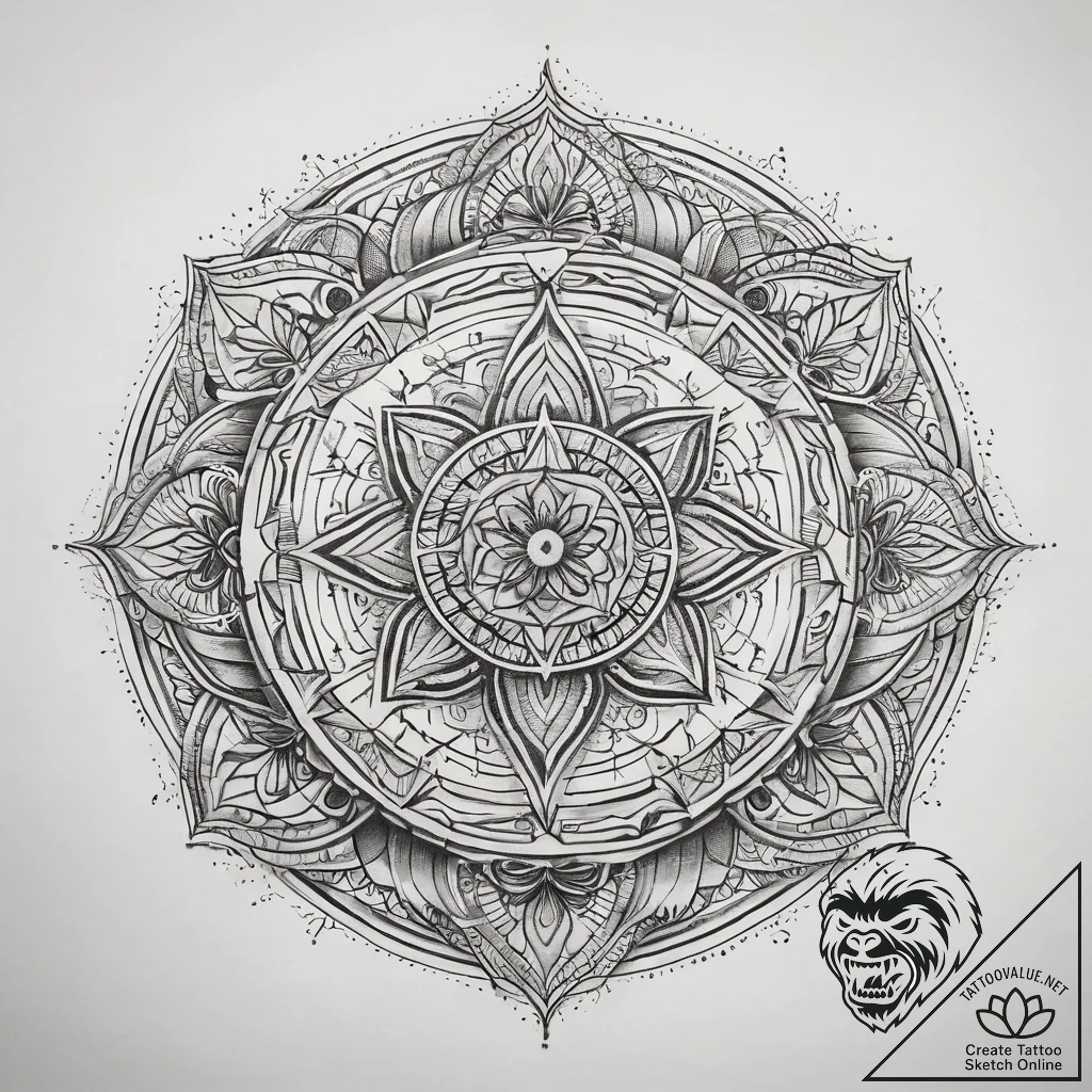 Tattoo sketch water, tattoo sketch design, ge... - tattoo sketch (№1759114109_0, 29.09.2025 02:48) — tattoovalue.net