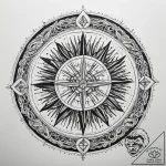 Tattoo sketch slavic sun symbol with a bird,… – tattoo sketch (№1759114693_0, 29.09.2025 02:58) — tattoovalue.net
