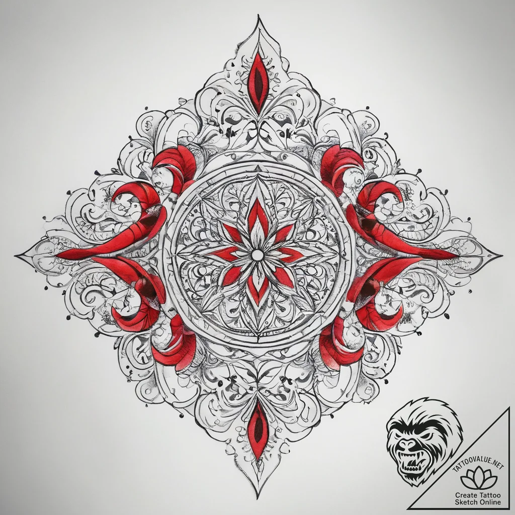 Tattoo sketch town, tattoo line art, on a cle... - tattoo sketch (№1759114889_0, 29.09.2025 03:01) — tattoovalue.net