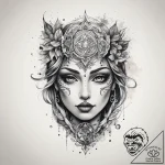 Tattoo sketch mystical world, tattoo sketch d… – tattoo sketch (№1759115485_0, 29.09.2025 03:11) — tattoovalue.net