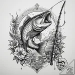 Tattoo sketch fishing a fishing rod, tattoo f… – tattoo sketch (№1759118013_0, 29.09.2025 03:53) — tattoovalue.net