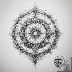 Tattoo sketch cosmic past, concept art for ta… – tattoo sketch (№1759120172_0, 29.09.2025 04:29) — tattoovalue.net