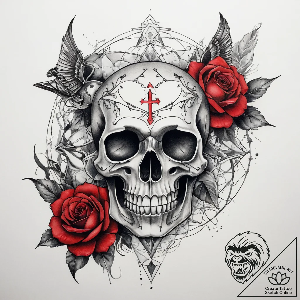 Tattoo sketch watercolor животное, artistic t... - tattoo sketch (№1759121738_0, 29.09.2025 04:55) — tattoovalue.net