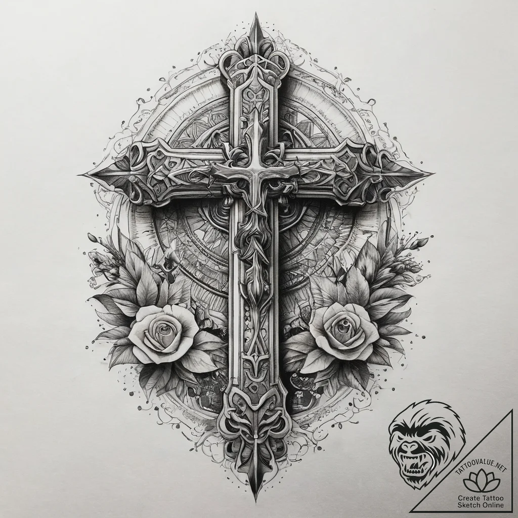 Tattoo sketch fortress, tattoo flash sheet de... - tattoo sketch (№1759123711_0, 29.09.2025 05:28) — tattoovalue.net