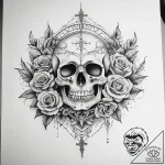 Tattoo sketch mystical past, tattoo flash she… – tattoo sketch (№1759125475_0, 29.09.2025 05:57) — tattoovalue.net