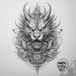 Tattoo sketch узор в виде дракона, tattoo fla… – tattoo sketch (№1759126062_0, 29.09.2025 06:07) — tattoovalue.net