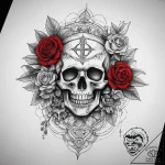 Tattoo sketch salvia, ink illustration for ta… – tattoo sketch (№1759127429_0, 29.09.2025 06:30) — tattoovalue.net