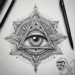 Tattoo sketch cyclops club, tattoo flash shee… – tattoo sketch (№1759128210_0, 29.09.2025 06:43) — tattoovalue.net