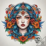 Tattoo sketch holy beginning, tattoo flash sh… – tattoo sketch (№1759129188_0, 29.09.2025 06:59) — tattoovalue.net