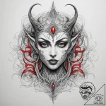 Tattoo sketch dark elf, tattoo sketch design,… – tattoo sketch (№1759129776_0, 29.09.2025 07:09) — tattoovalue.net