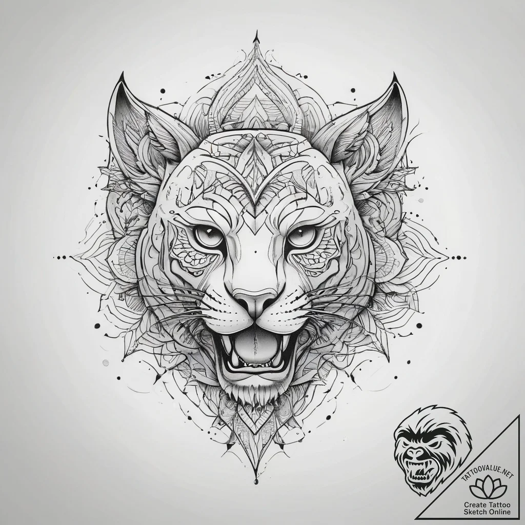 Tattoo sketch mood, ink illustration for tatt... - tattoo sketch (№1759131334_0, 29.09.2025 07:35) — tattoovalue.net