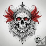 Tattoo sketch kalashtar, tattoo line art, sof… – tattoo sketch (№1759133667_0, 29.09.2025 08:14) — tattoovalue.net