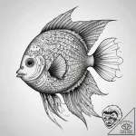 Tattoo sketch angelfish, tattoo sketch design… – tattoo sketch (№1759139679_0, 29.09.2025 09:54) — tattoovalue.net