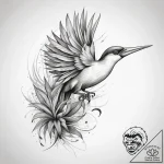 Tattoo sketch bird of paradise, tattoo sketch… – tattoo sketch (№1759143194_0, 29.09.2025 10:53) — tattoovalue.net
