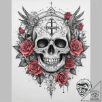 Tattoo sketch cosmic person, tattoo line art,… – tattoo sketch (№1759143584_0, 29.09.2025 10:59) — tattoovalue.net