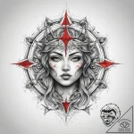 Tattoo sketch cosmic myth, tattoo drawing out… – tattoo sketch (№1759143972_0, 29.09.2025 11:06) — tattoovalue.net