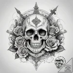 Tattoo sketch cosmic sound, ink illustration… – tattoo sketch (№1759145328_0, 29.09.2025 11:28) — tattoovalue.net