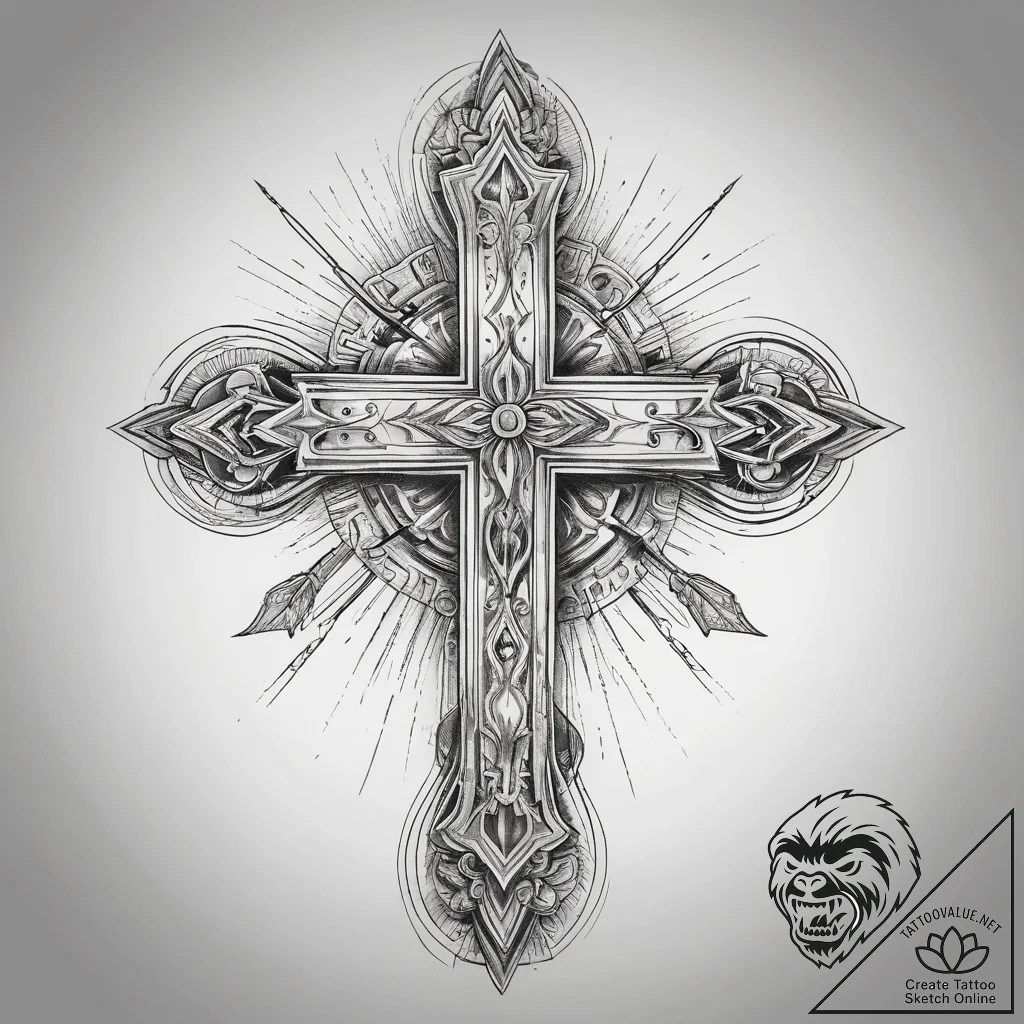 Tattoo sketch fake, concept art for tattoo, b... - tattoo sketch (№1759149616_0, 29.09.2025 12:40) — tattoovalue.net