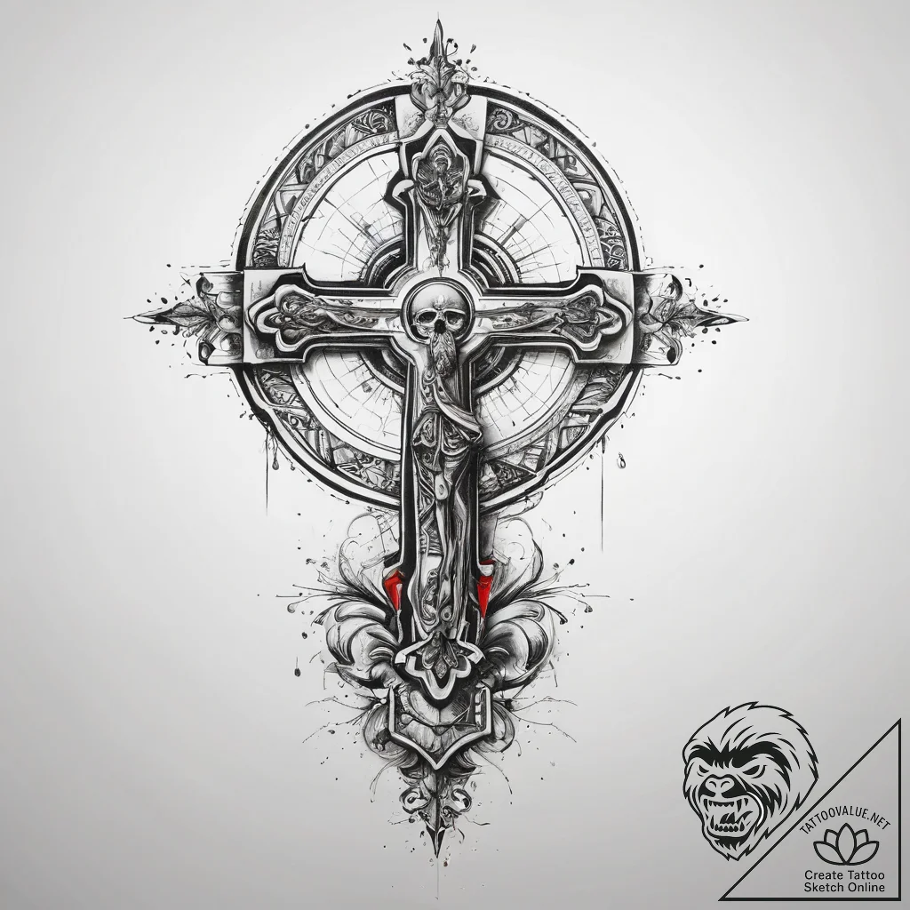 Tattoo sketch holy person, tattoo line art, o... - tattoo sketch (№1759150975_0, 29.09.2025 13:02) — tattoovalue.net