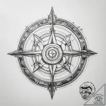 Tattoo sketch mars symbol – tattoo sketch (№1759154678_0, 29.09.2025 14:04) — tattoovalue.net