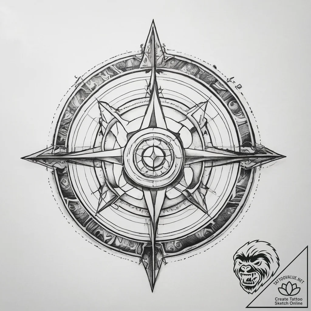 Tattoo sketch mars symbol - tattoo sketch (№1759154678_0, 29.09.2025 14:04) — tattoovalue.net