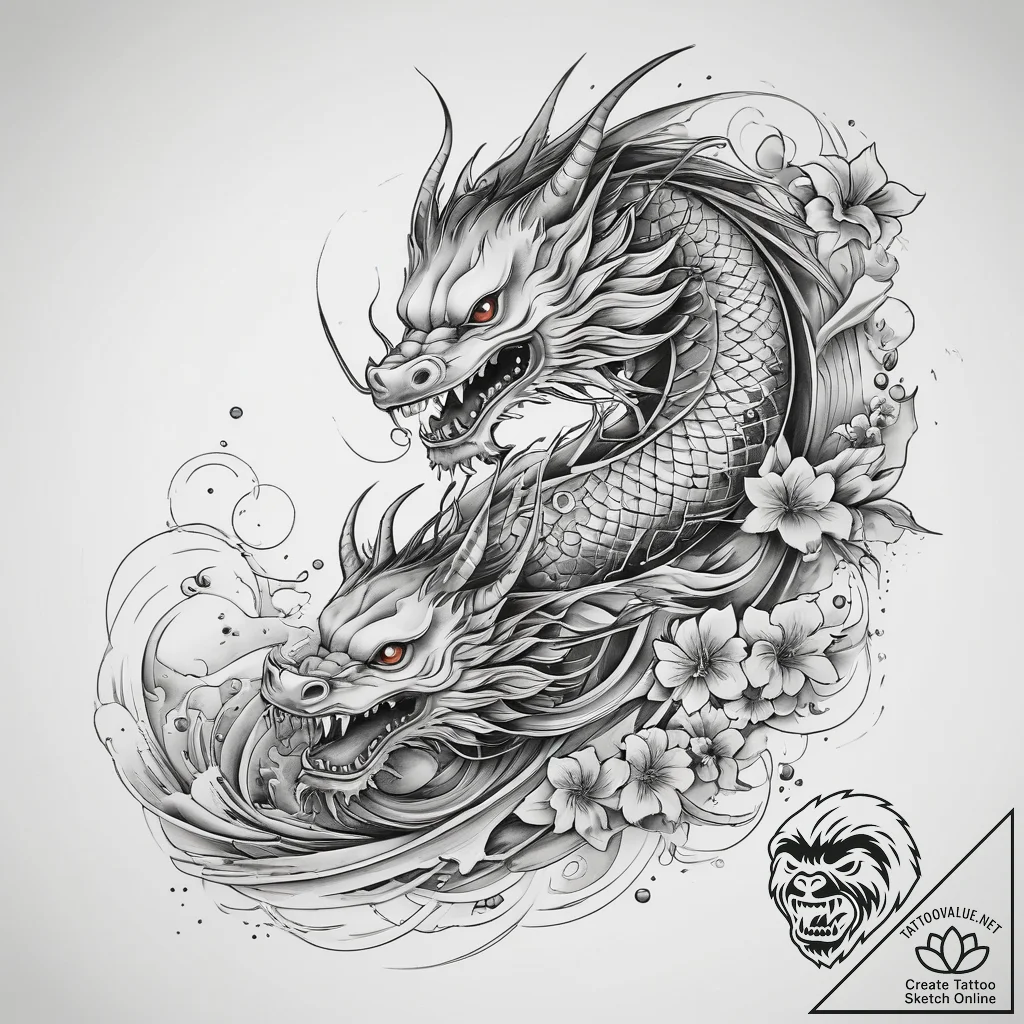 Tattoo sketch cosmic past, concept art for ta... - tattoo sketch (№1759155454_0, 29.09.2025 14:17) — tattoovalue.net