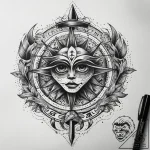 Tattoo sketch вода, tattoo flash sheet design… – tattoo sketch (№1759155648_0, 29.09.2025 14:20) — tattoovalue.net