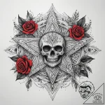 Tattoo sketch slavic embroidery pattern with… – tattoo sketch (№1759157018_0, 29.09.2025 14:43) — tattoovalue.net