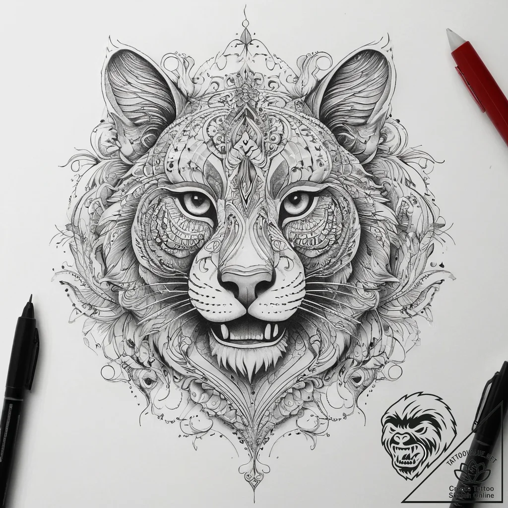 Tattoo sketch cute animal tattoo, concept art... - tattoo sketch (№1759157410_0, 29.09.2025 14:50) — tattoovalue.net