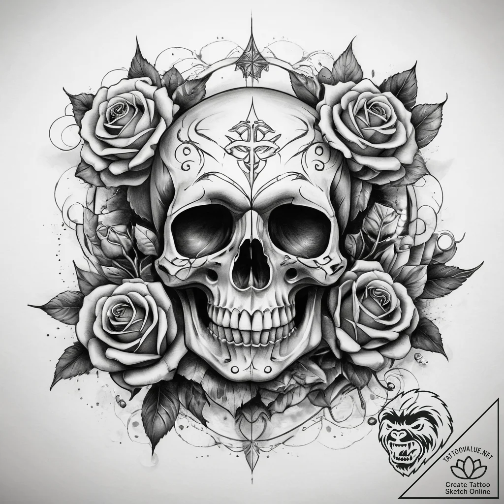 Tattoo sketch a symbolic emotion, tattoo flas... - tattoo sketch (№1759158382_0, 29.09.2025 15:06) — tattoovalue.net