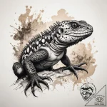 Tattoo sketch gila monster, tattoo sketch des… – tattoo sketch (№1759162075_0, 29.09.2025 16:07) — tattoovalue.net