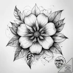 Tattoo sketch pepper flower, tattoo sketch de… – tattoo sketch (№1759164222_0, 29.09.2025 16:43) — tattoovalue.net