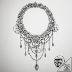Tattoo sketch delicate chain tattoo – tattoo sketch (№1759164803_0, 29.09.2025 16:53) — tattoovalue.net