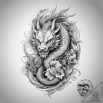 Tattoo sketch ash, artistic tattoo sketch, on… – tattoo sketch (№1759164996_0, 29.09.2025 16:56) — tattoovalue.net