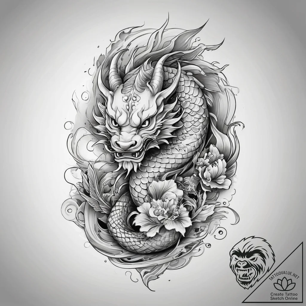 Tattoo sketch ash, artistic tattoo sketch, on... - tattoo sketch (№1759164996_0, 29.09.2025 16:56) — tattoovalue.net