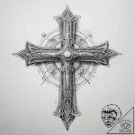 Tattoo sketch holy foundation, concept art fo… – tattoo sketch (№1759165192_0, 29.09.2025 16:59) — tattoovalue.net