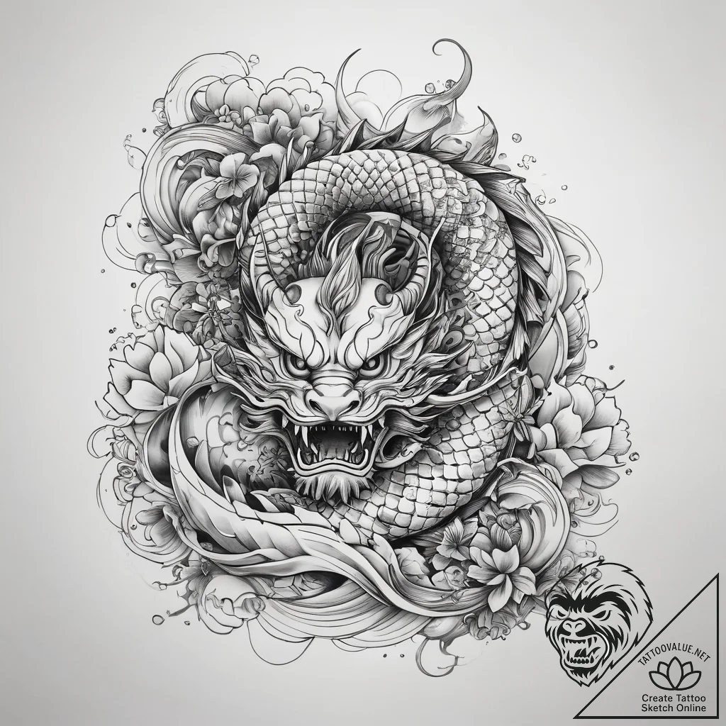 Tattoo sketch lie, artistic tattoo sketch, ir... - tattoo sketch (№1759165579_0, 29.09.2025 17:06) — tattoovalue.net