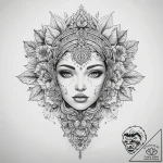 Tattoo sketch lace tattoo, tattoo flash sheet… – tattoo sketch (№1759166553_0, 29.09.2025 17:22) — tattoovalue.net