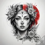 Tattoo sketch spiritual history, artistic tat… – tattoo sketch (№1759169274_0, 29.09.2025 18:07) — tattoovalue.net