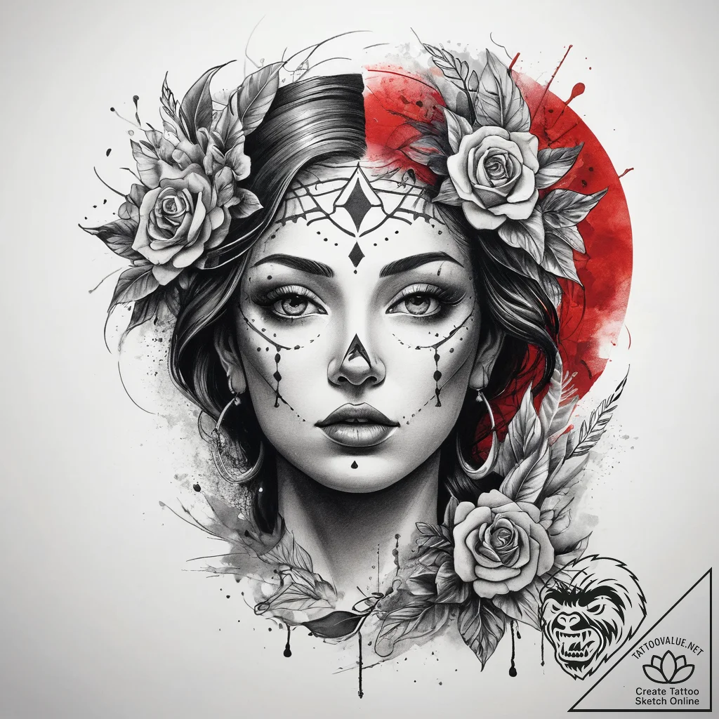 Tattoo sketch spiritual history, artistic tat... - tattoo sketch (№1759169274_0, 29.09.2025 18:07) — tattoovalue.net