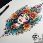 Tattoo sketch soul, tattoo flash sheet design… – tattoo sketch (№1759171026_0, 29.09.2025 18:37) — tattoovalue.net