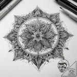 Tattoo sketch divine song, concept art for ta… – tattoo sketch (№1759172778_0, 29.09.2025 19:06) — tattoovalue.net