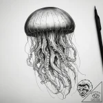 Tattoo sketch jellyfish tattoo, tattoo sketch… – tattoo sketch (№1759175895_0, 29.09.2025 19:58) — tattoovalue.net