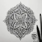 Tattoo sketch knot, tattoo line art, muted co… – tattoo sketch (№1759176089_0, 29.09.2025 20:01) — tattoovalue.net