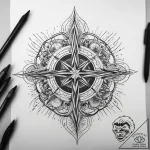 Tattoo sketch cosmic spring, tattoo sketch de… – tattoo sketch (№1759176282_0, 29.09.2025 20:04) — tattoovalue.net