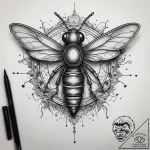 Tattoo sketch firefly, concept art for tattoo… – tattoo sketch (№1759179793_0, 29.09.2025 21:03) — tattoovalue.net