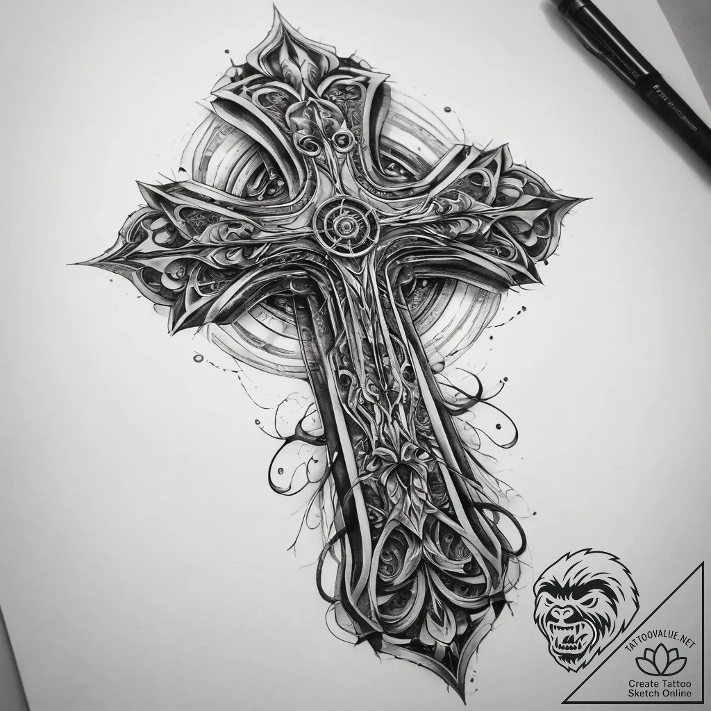 Tattoo sketch fine line art, concept art for... - tattoo sketch (№1759180185_0, 29.09.2025 21:09) — tattoovalue.net